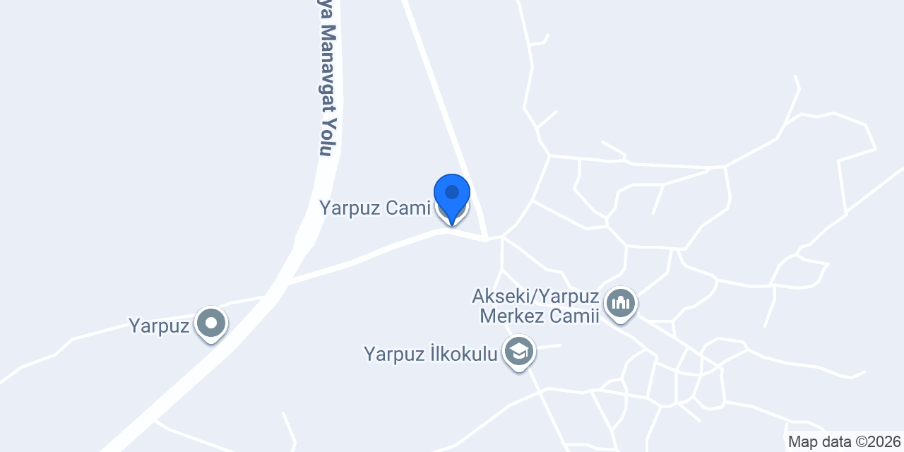 Yarpuz Belediyesi konumu
