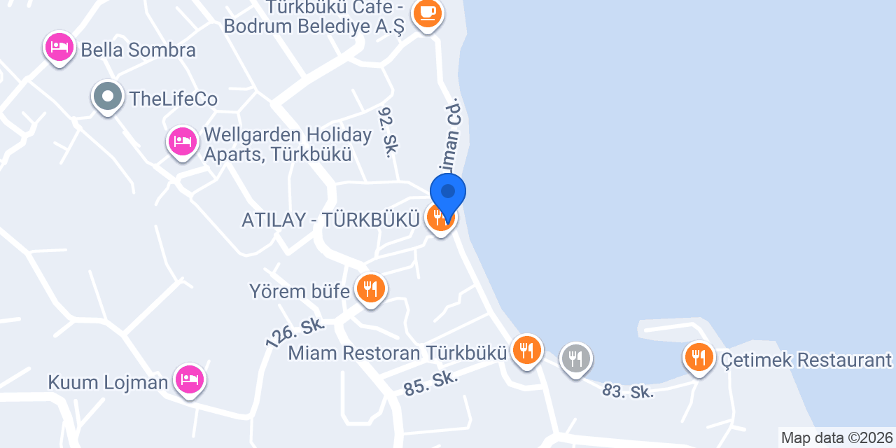 Müdana Türkbükü konumu