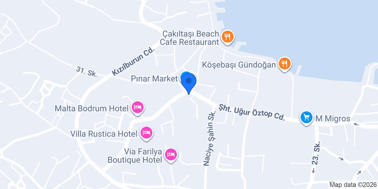 Gündoğan Pam Pizza konumu