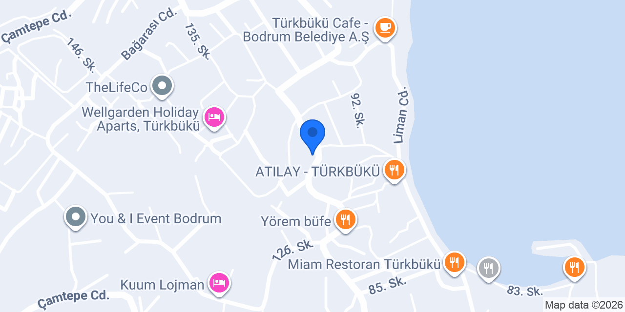 Erdem Kıramer Türkbükü konumu