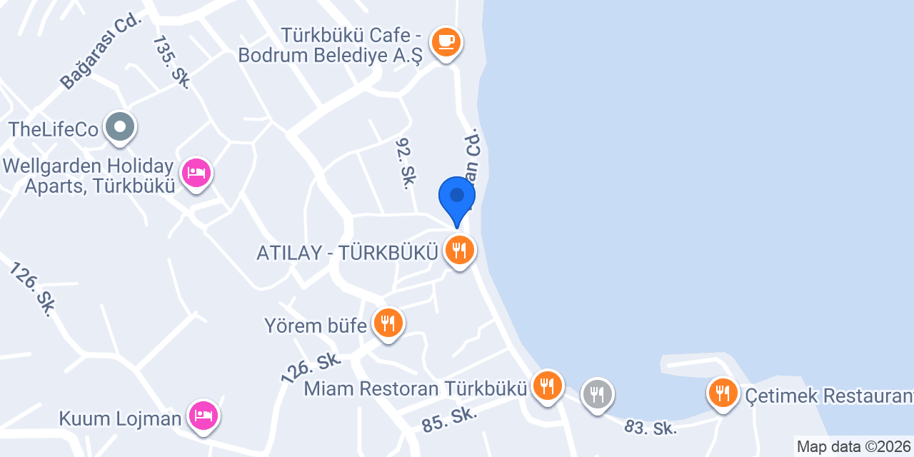 Deniz Kızı Beach Club & Gastro Pub konumu