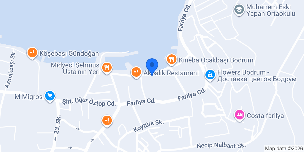 Yalı Cafe Restoran konumu