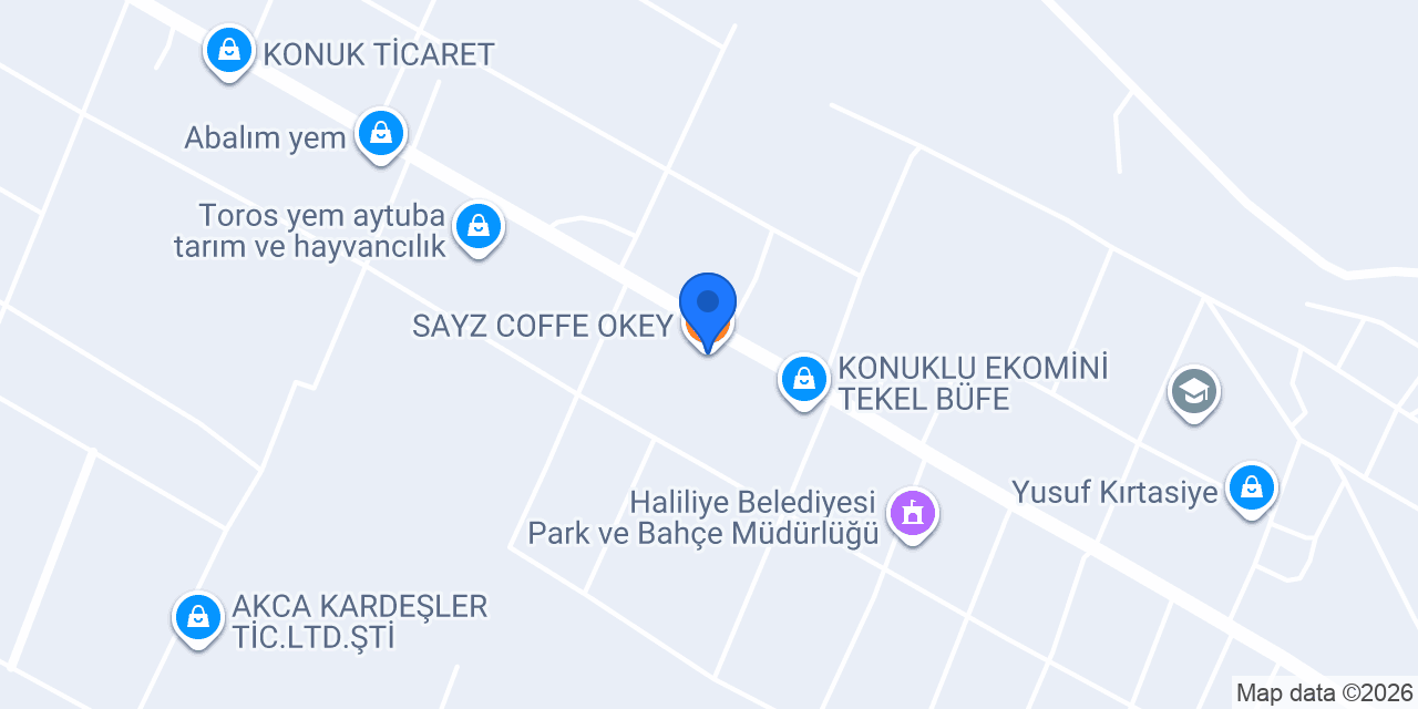 SAYZ COFFE OKEY konumu