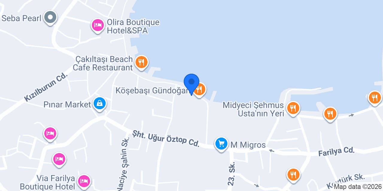 AIDA I Beach Bar & Restaurant I konumu