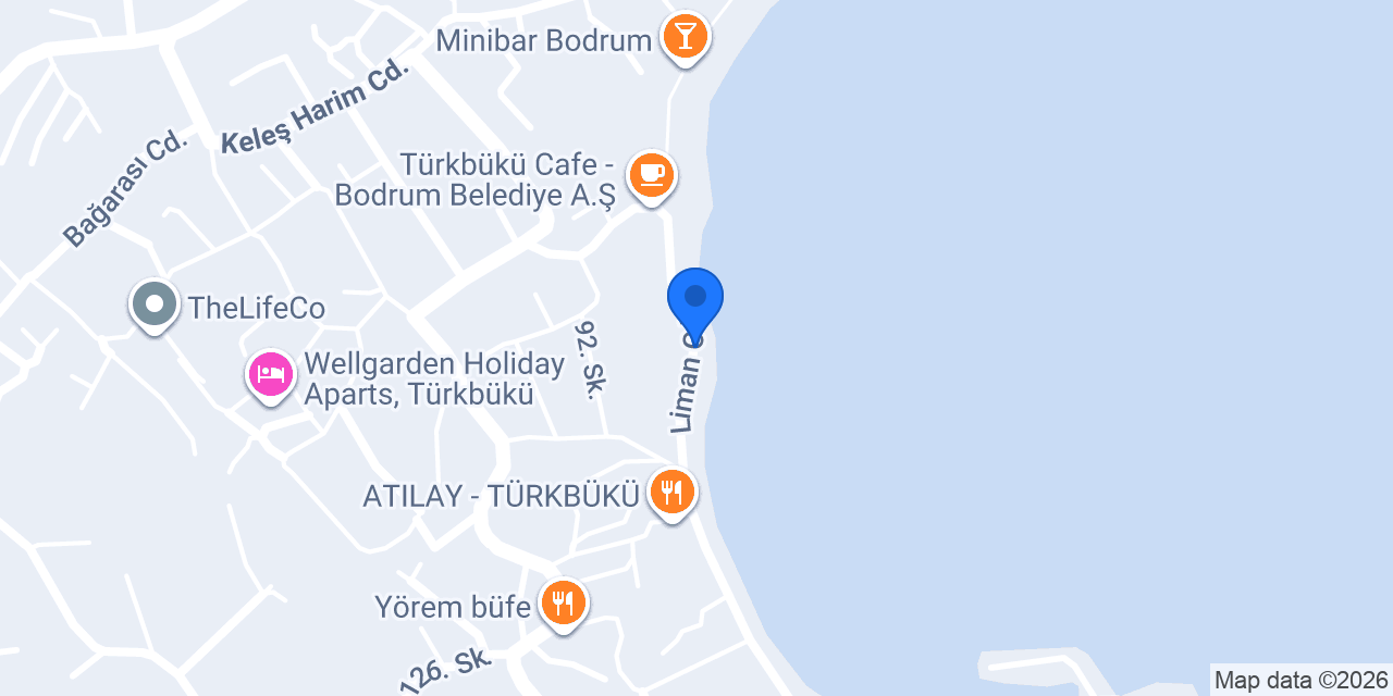 Üzüm Kızı Butik Otel konumu