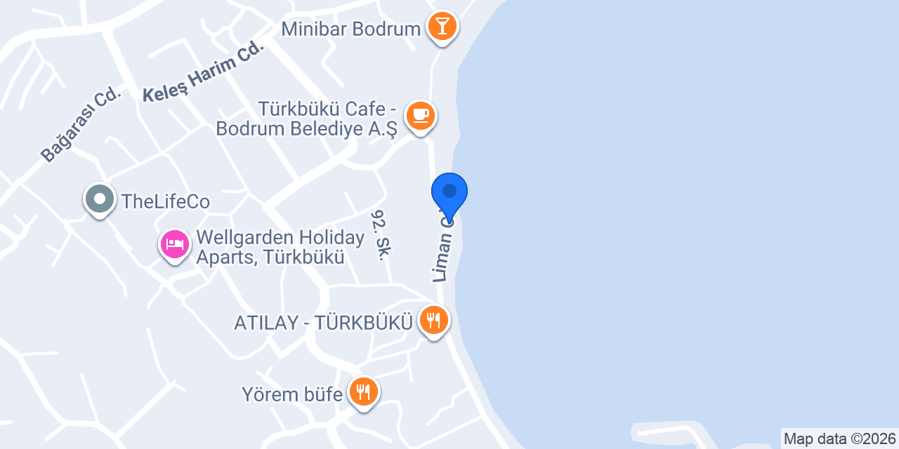 Üzüm Kızı Beach & Hotel konumu