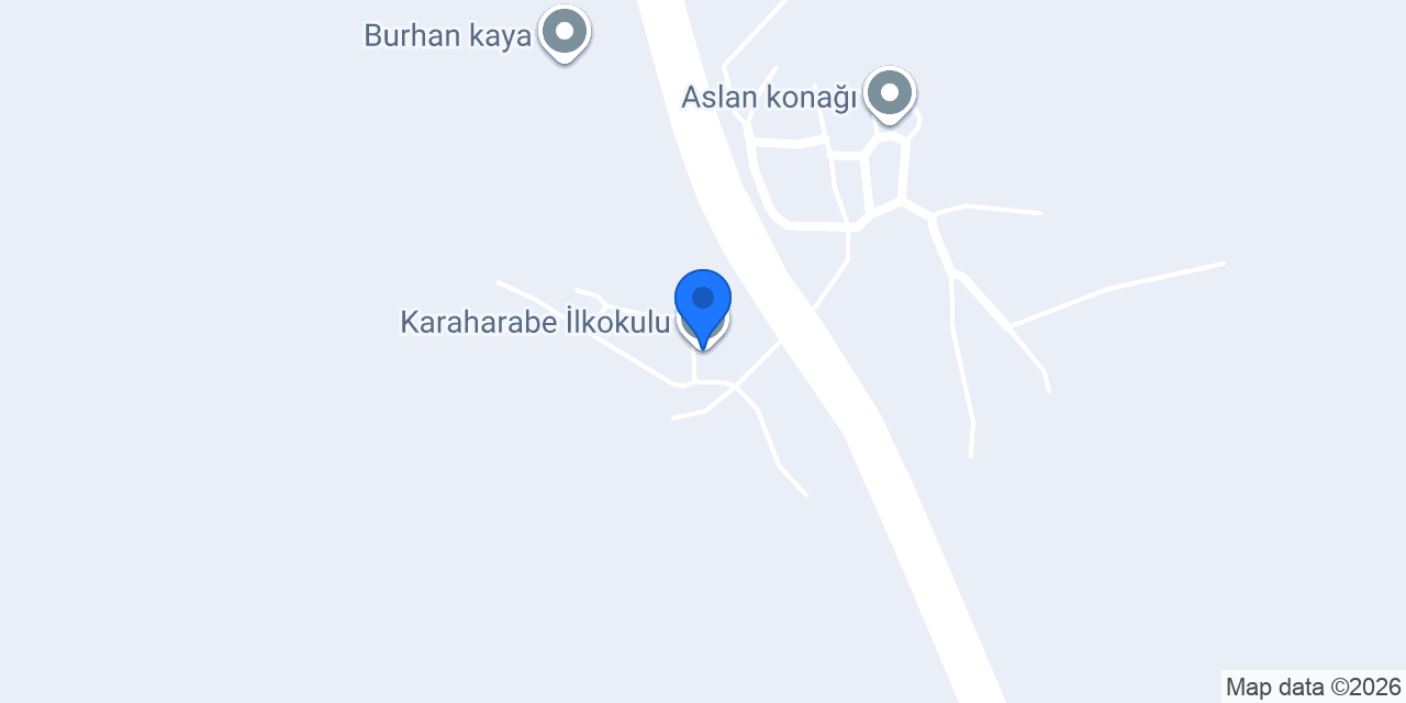 Karaharabe İlkokulu konumu