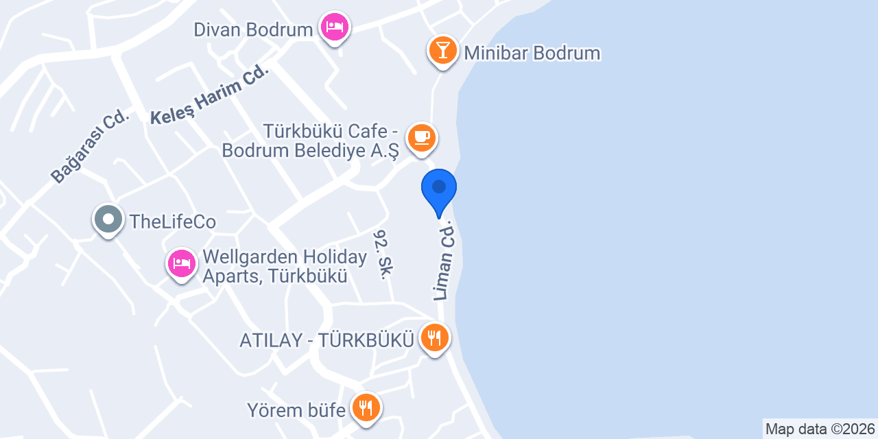 ElyaTürkbükü konumu