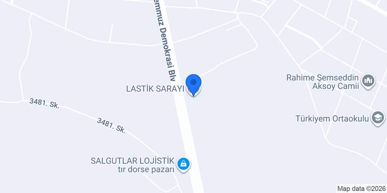 LASTİK SARAYI konumu