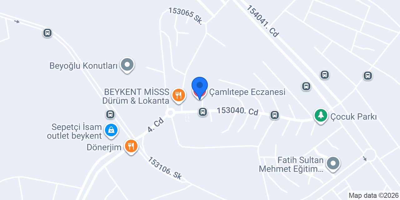 Çamlıtepe Eczanesi konumu