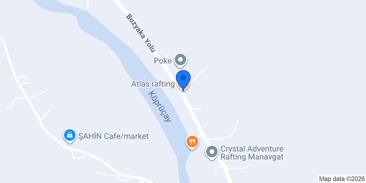 Atlas rafting konumu