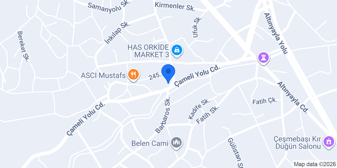 CANÇELİK HAS UN DEĞİRMENİ / GÖLHİSAR / BURDUR konumu