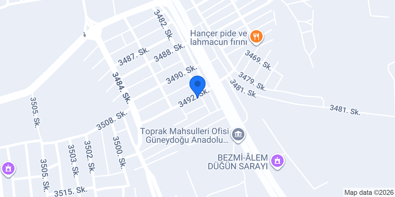 Şanlı çadır konumu