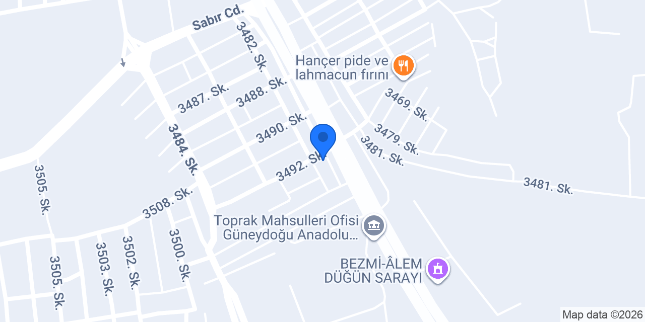 Şanlıurfa 8. Noterliği konumu