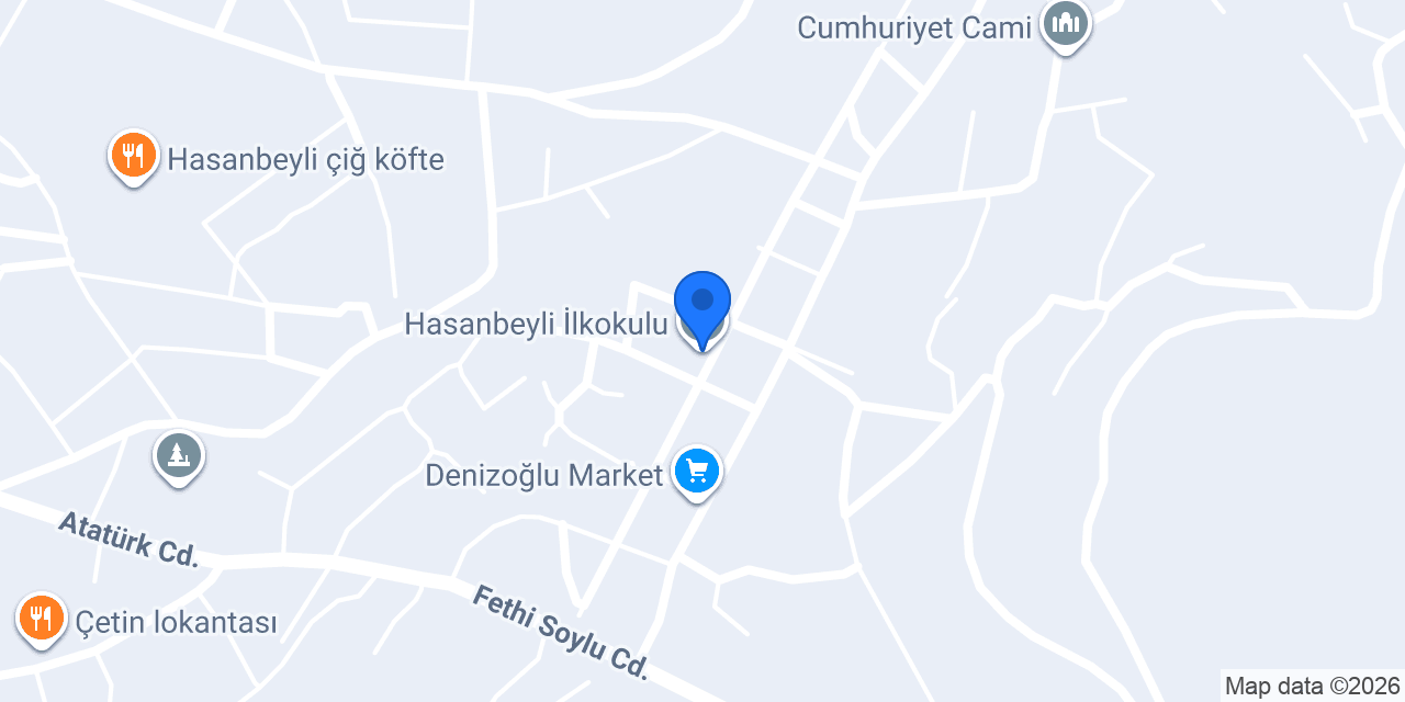 Hasanbeyli İlkokulu konumu