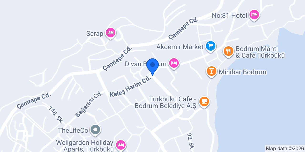 Türkbükü Taksi konumu