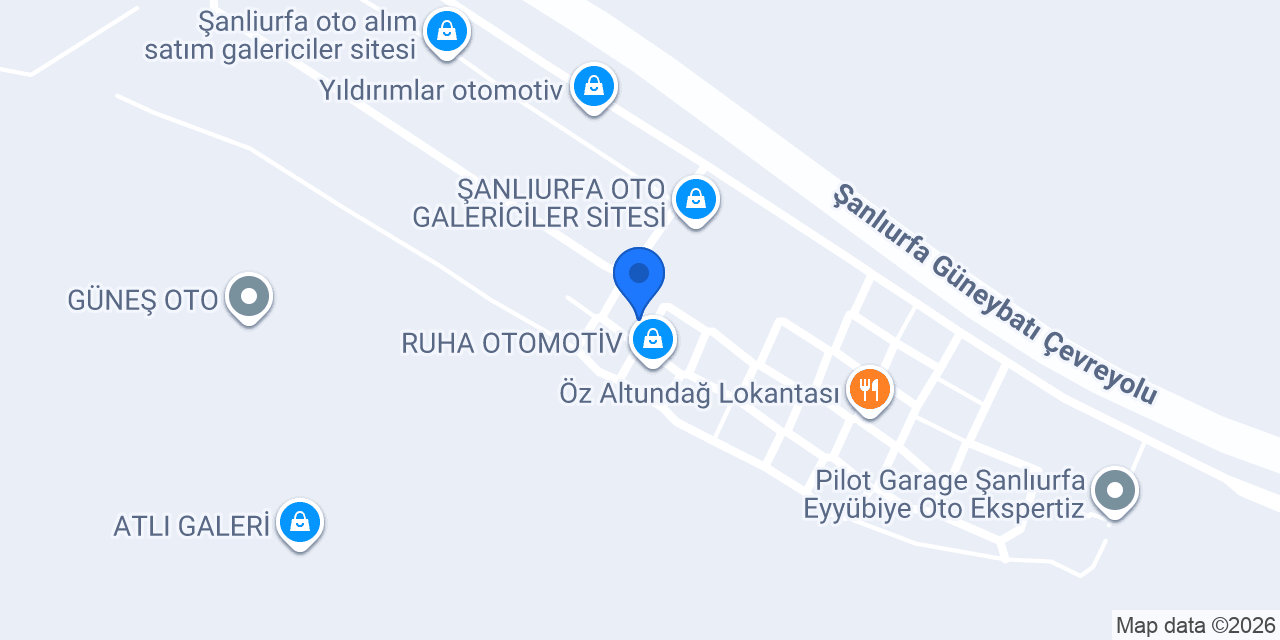 TÜMENOĞLU AUTO ŞANLIURFA konumu