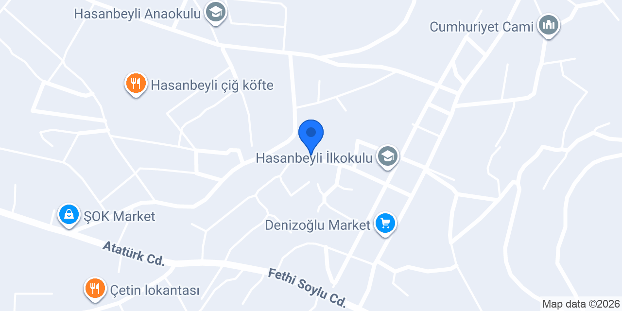 İlçe Halk Kütüphesi konumu
