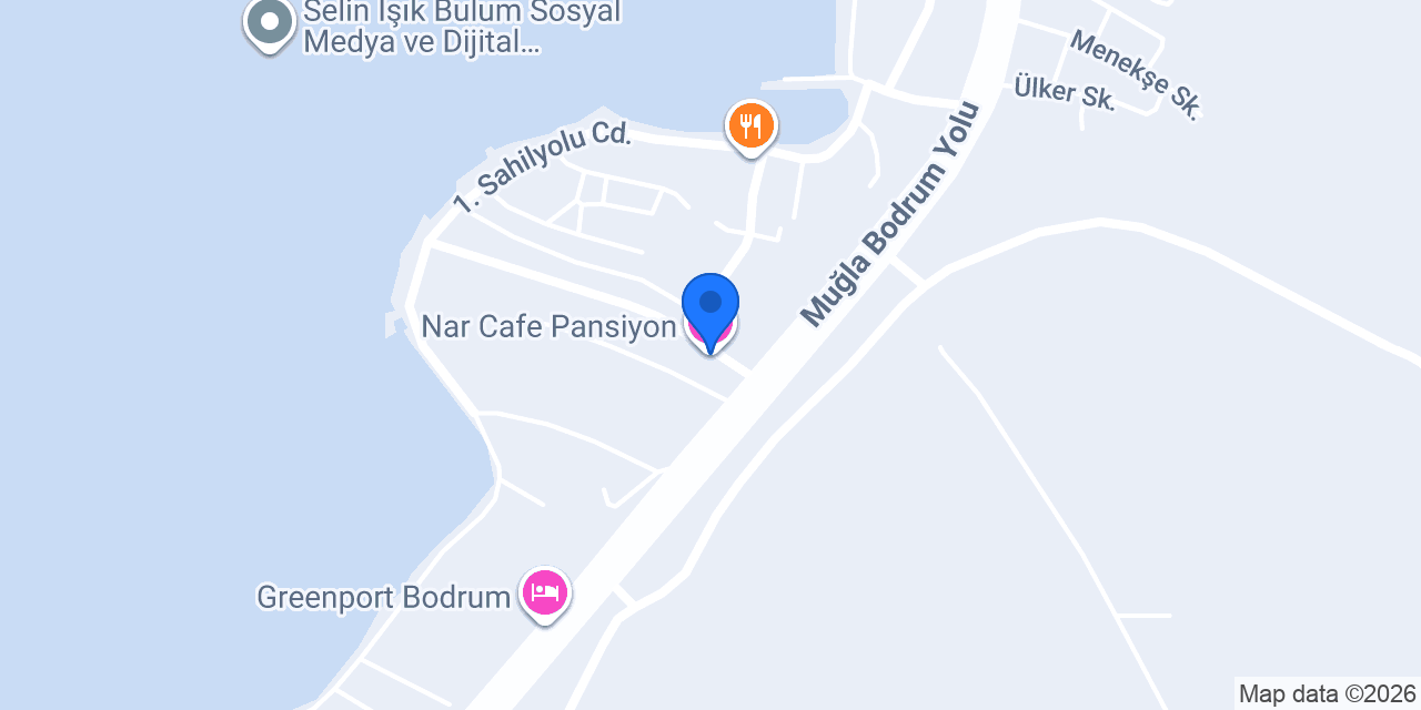 Nar Cafe Pansiyon konumu