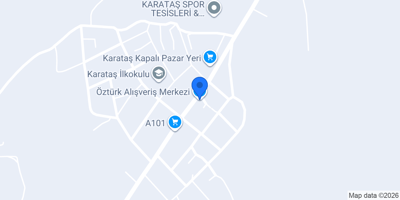 Öztürk Alışveriş Merkezi konumu