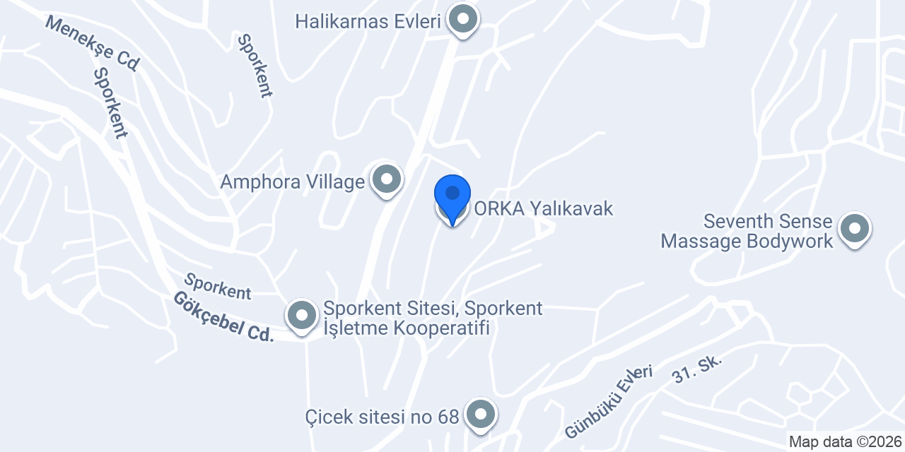 ORKA Yalıkavak konumu