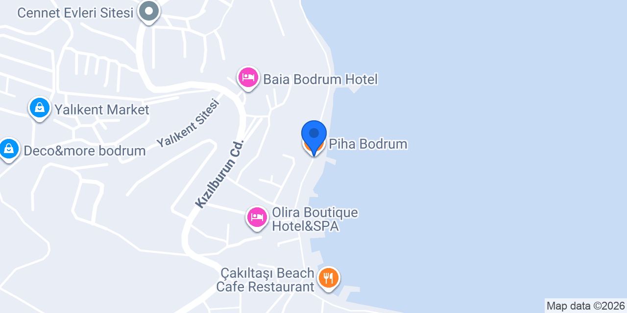 Piha Bodrum konumu