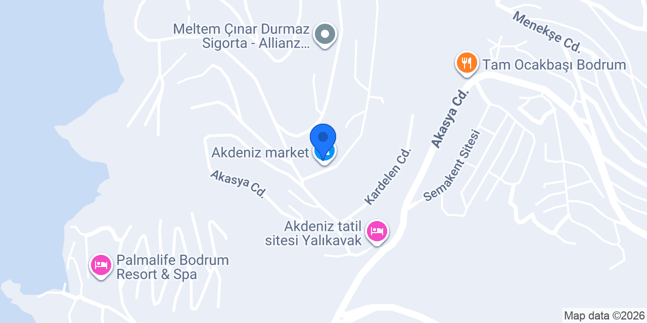 Akdeniz market konumu