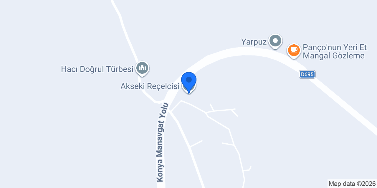 Akseki Reçelcisi konumu