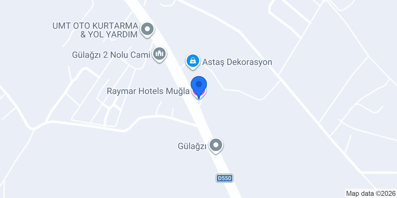Raymar Hotels Muğla konumu