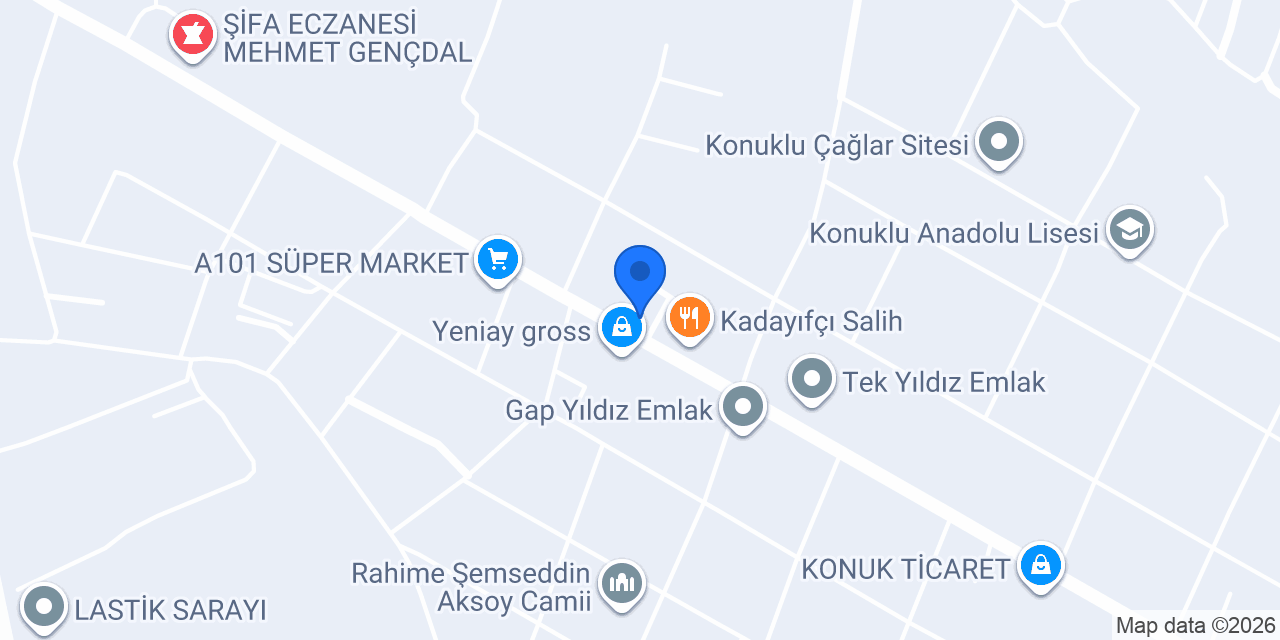 BAŞAK UNLU MAMÜLLERİ konumu
