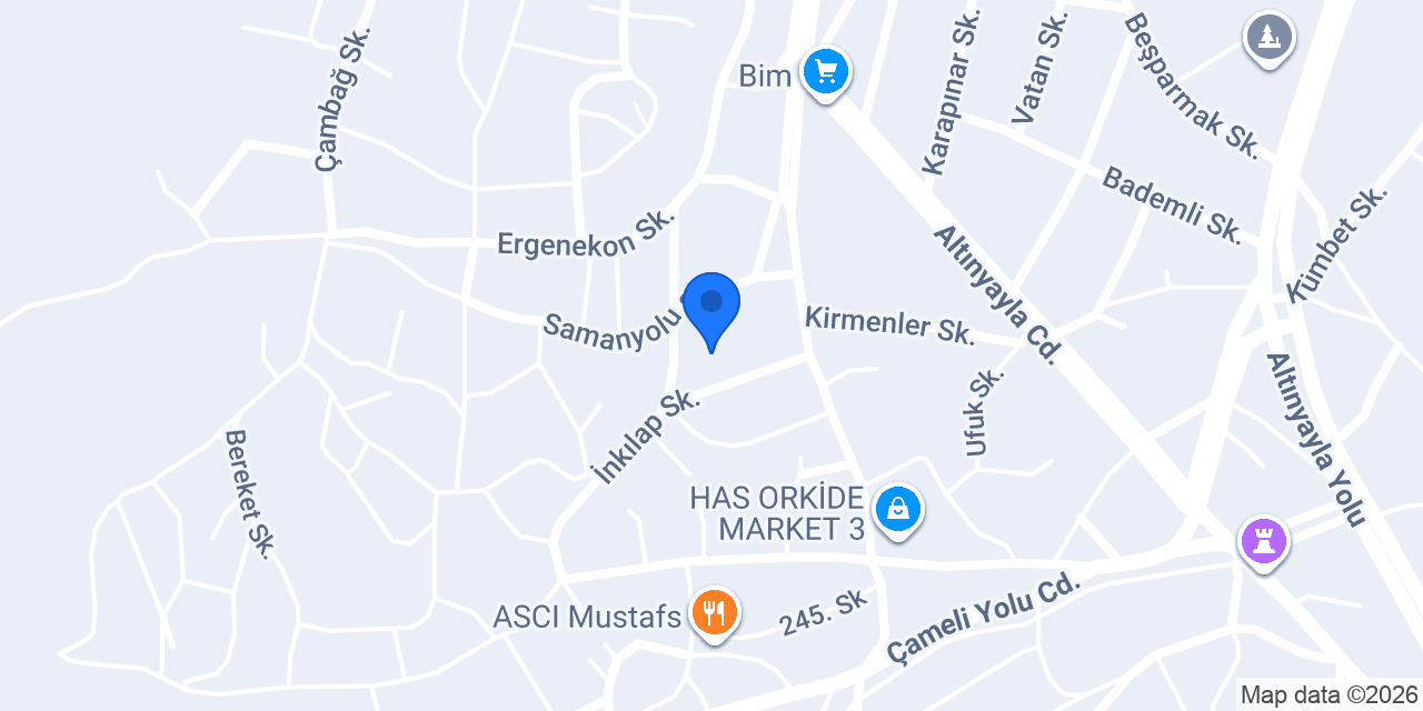 Gölhisar Merkez Ortaokulu konumu