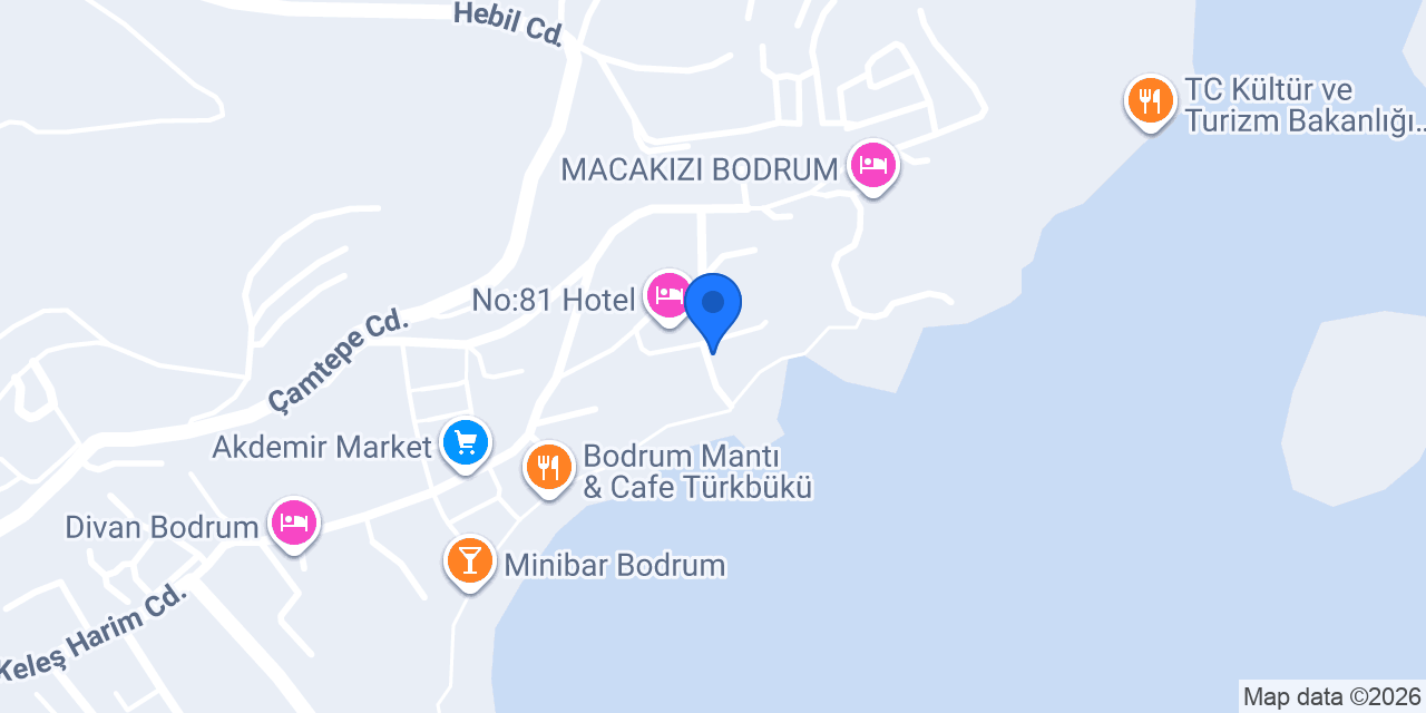 DAZE Türkbükü konumu