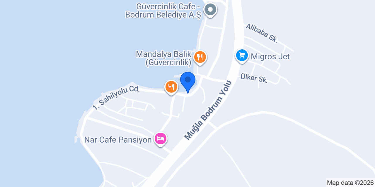 YENGEÇ BALIK RESTAURANT konumu