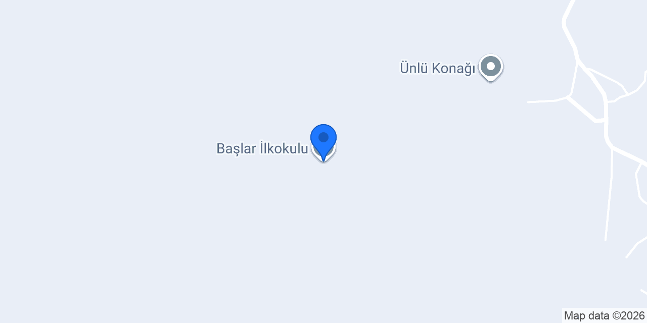 Başlar İlkokulu konumu