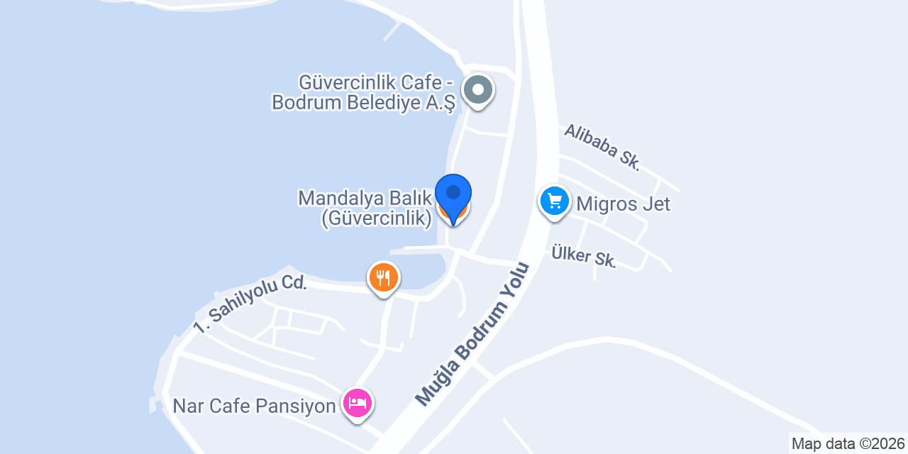 Mandalya Balık (Güvercinlik) konumu