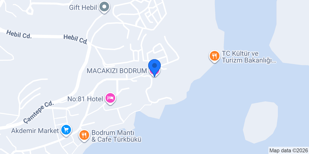MACAKIZI BODRUM konumu