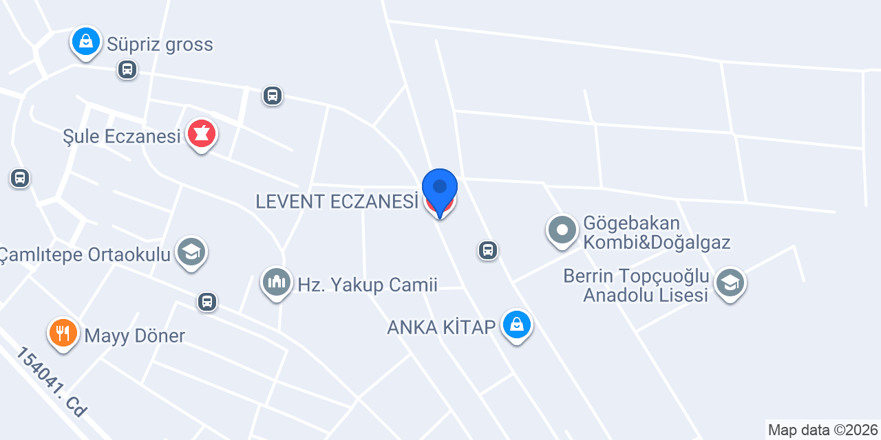LEVENT ECZANESİ konumu