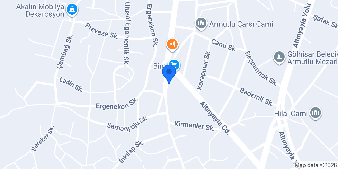 Rüzgar Erkek Kuaförü Gölhisar konumu