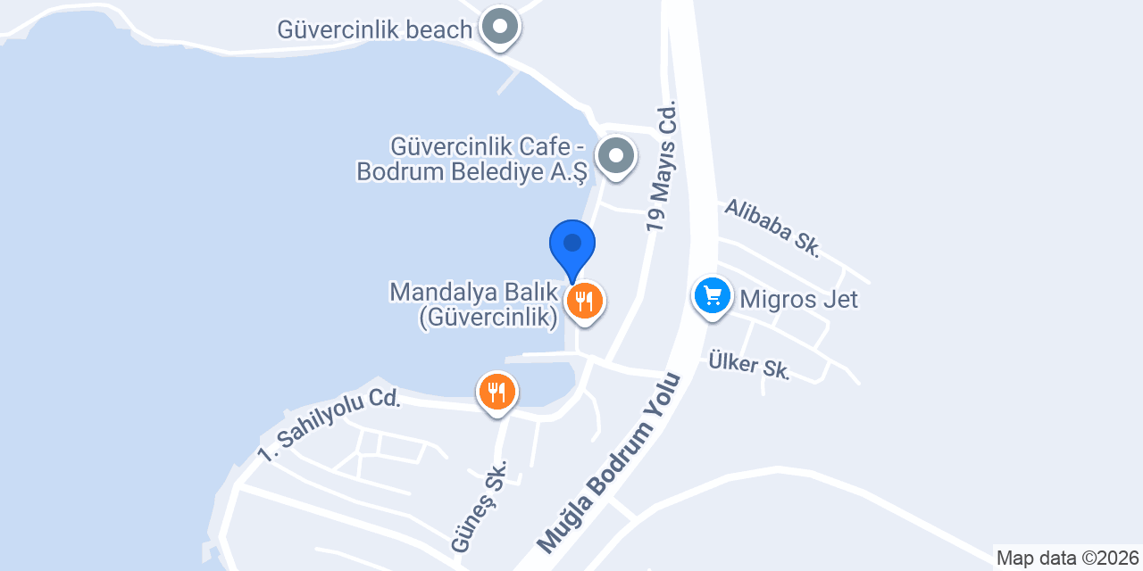 Vardar Restoran konumu