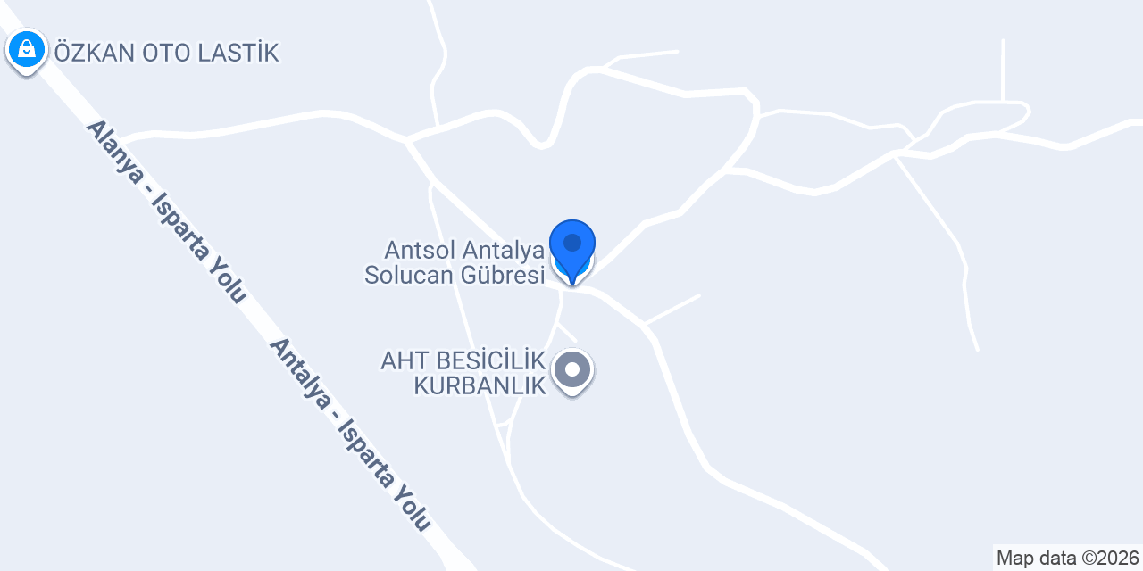 Antsol Antalya Solucan Gübresi konumu