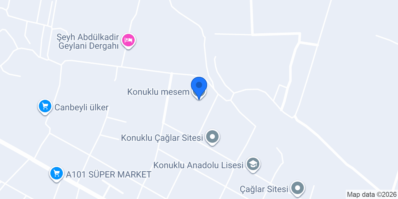 Konuklu mesem konumu