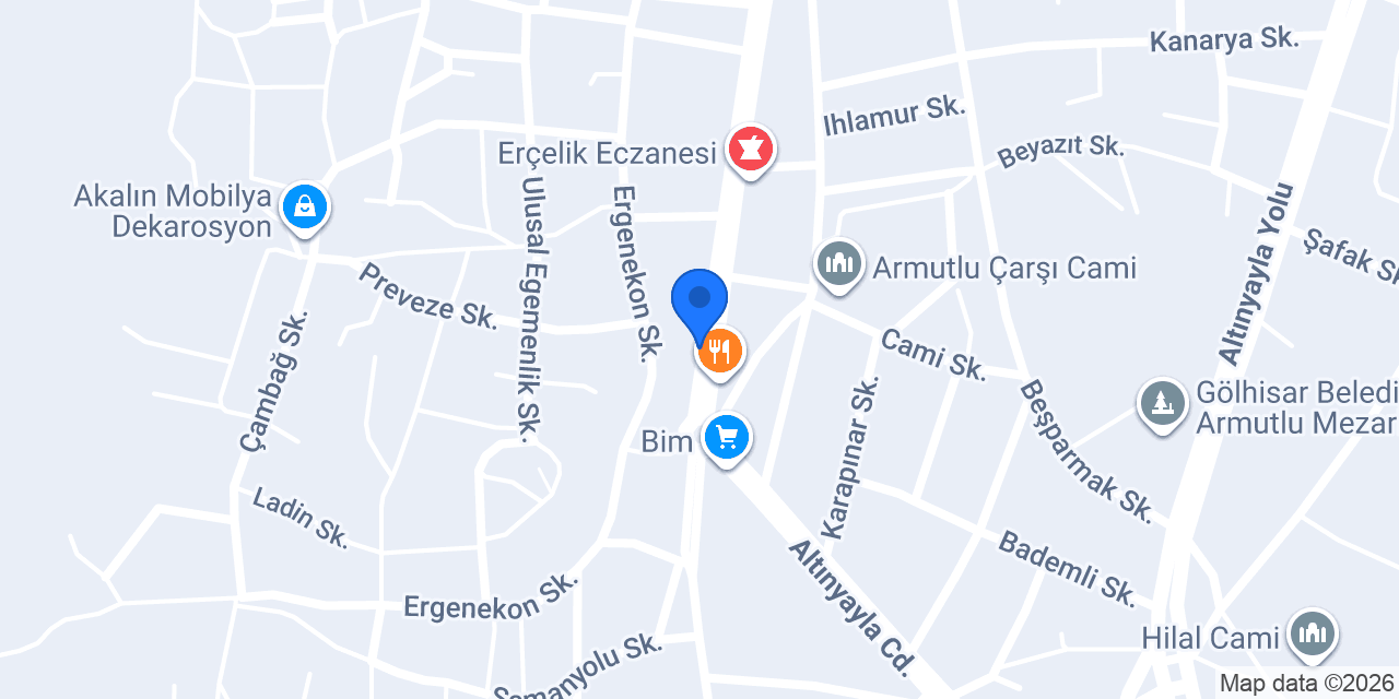 Ece Veteriner Kliniği konumu