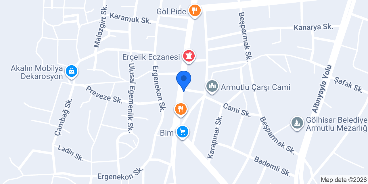 HAS ORKİDE MARKET YASİN konumu