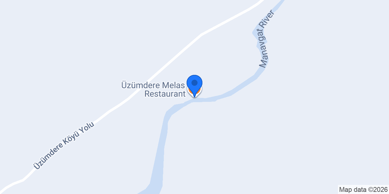 Üzümdere Melas Restaurant konumu