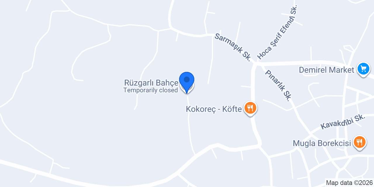 Rüzgarlı Bahçe konumu