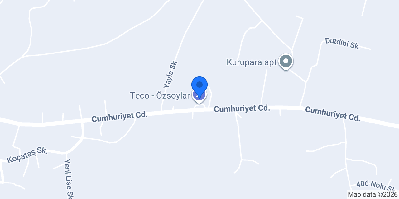 Teco - Özsoylar konumu
