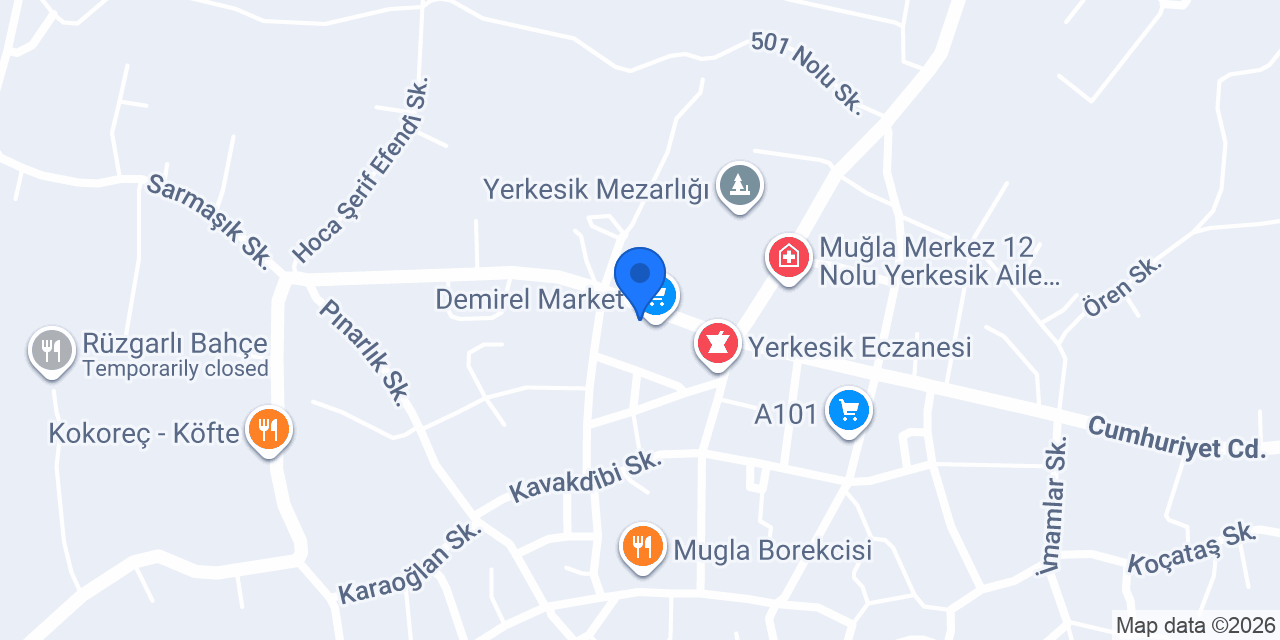 Gökçe otomotiv konumu