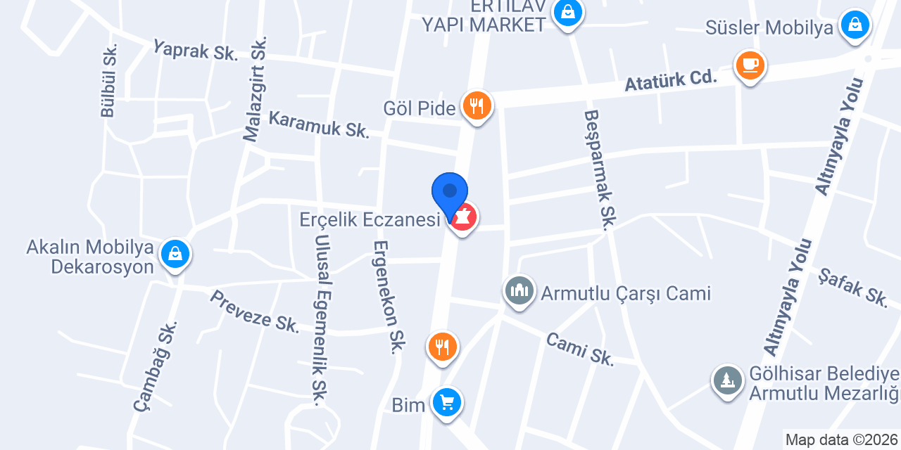 Öz Karadeniz Taş Fırın konumu