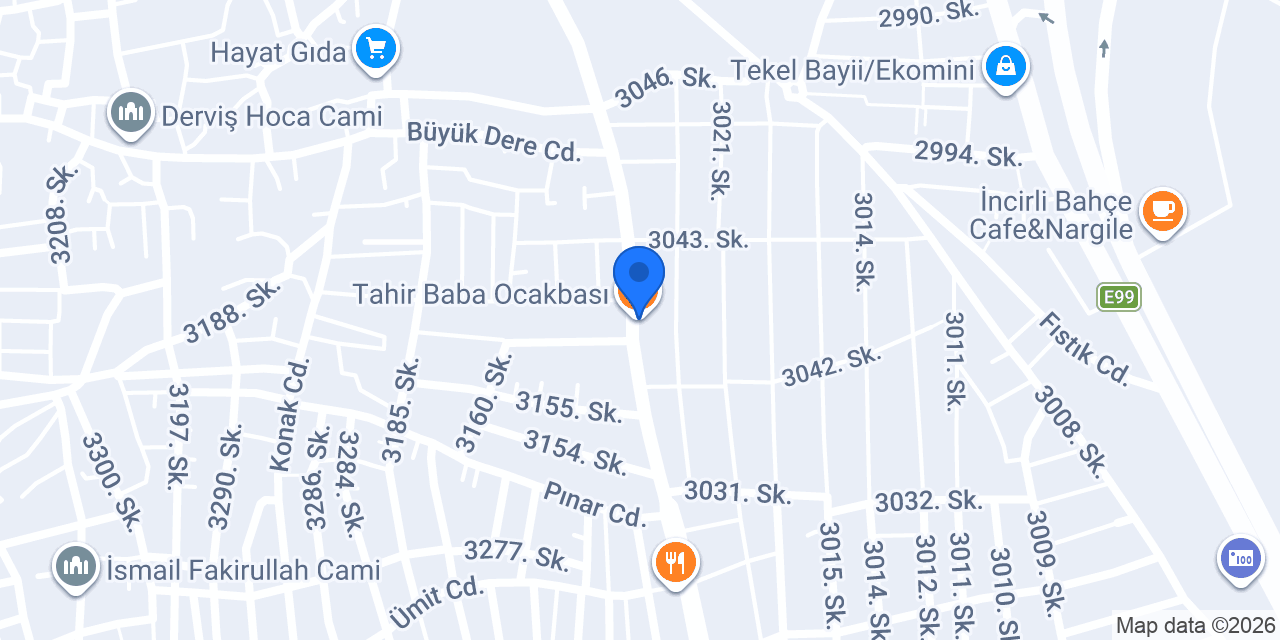 Tahir Baba Ocakbası konumu