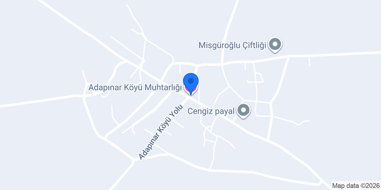 Adapınar Köyü Muhtarlığı konumu